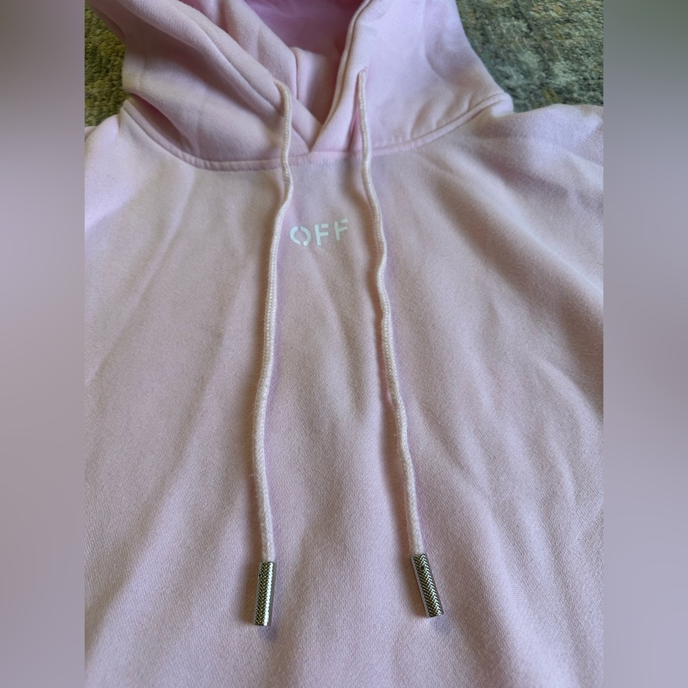Off-White 2013 Main Label c/o Virgil Abloh Global Warming Cherry Blossom Hoodie - Picture 5 of 8